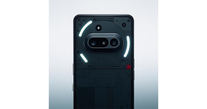 Nothing Phone (3a) 128 GB - mobile phone with 32 MP front camera, 30x ultra zoom, 50W fast charging and 6.77" FHD+ flexible AMOLED display - Black thumbnail 3