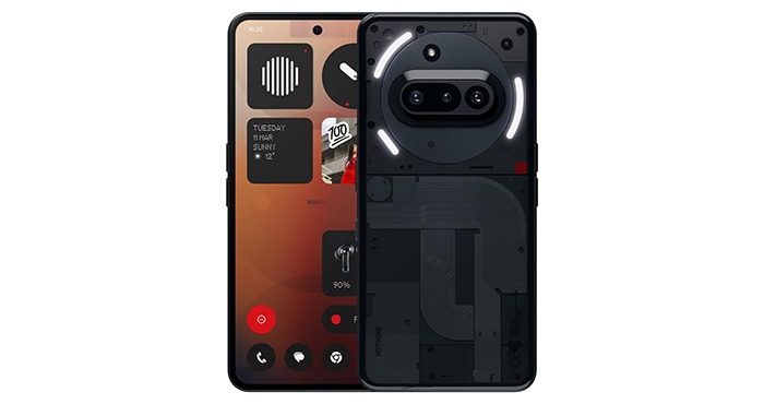 Nothing Phone (3a) 128 GB - mobile phone with 32 MP front camera, 30x ultra zoom, 50W fast charging and 6.77" FHD+ flexible AMOLED display - Black