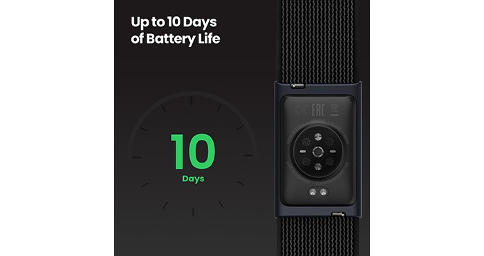 Amazfit Helio Strap Smart Band Fitness Tracker, 24/7 Activity and Sleep Tracker with Heart Rate, 10 Days Battery Life, 27 Sports Modes, Strength Training, HYROX, No Subscription Required for Android thumbnail 3